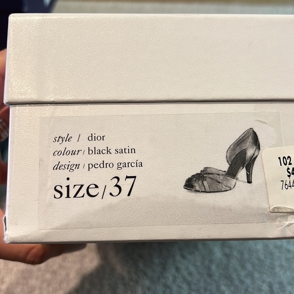 Pedro Garcia Size 37 Evening Satin Heel - Picture 5 of 5
